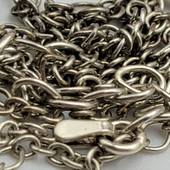 Israel Didae Sterling Silver 925 Yellow Gemstone Accent  Pendant Necklace 20" - Picture 7 of 8